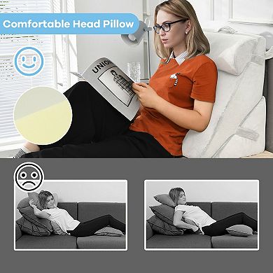 Adjustable Neck Back Support Memory Foam Headrest