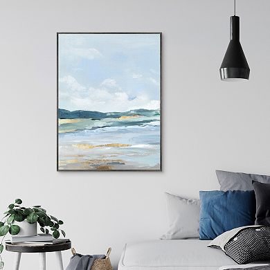 Master Piece Coastal Blue Mountains II Canvas Wall Art