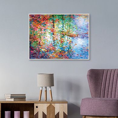 Masterpiece Colorful Reflections I by Leon Devenice Canvas Art Print
