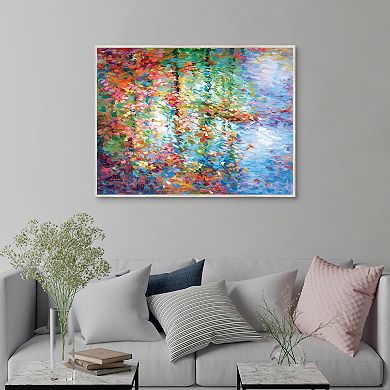 Masterpiece Colorful Reflections I by Leon Devenice Canvas Art Print