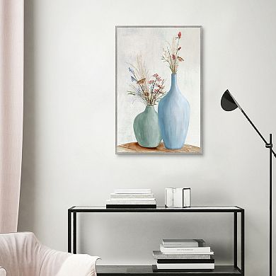 Masterpiece Spring Bouquet Vase II by Aria K Canvas Art Print