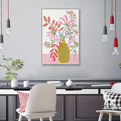 Masterpiece Pink Table by Suzanne Allard Canvas Art Print