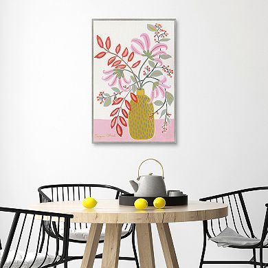 Masterpiece Pink Table by Suzanne Allard Canvas Art Print