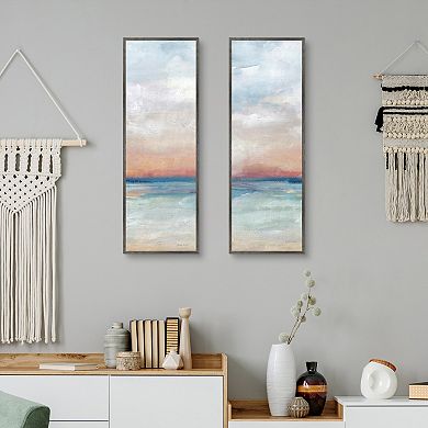 Masterpiece Serene Scene Bright Panel I & II by Cynthia Coulter Canvas Art Print