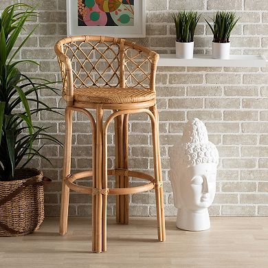 bali & pari Orchard Rattan Bar Stool