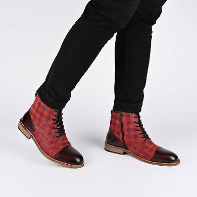 Thomas & Vine Delon Men's Tru Comfort Foam Cap Toe Ankle Boots