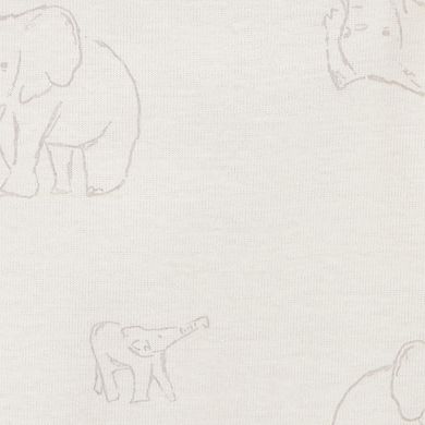 Baby Carter's Elephant Fun Short-Sleeve Bodysuits 5-Pack