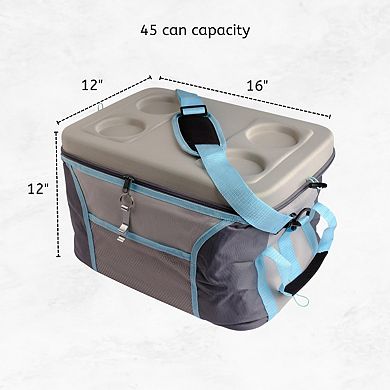 45 Can Capacity Insulated Collapsible Cooler Bag