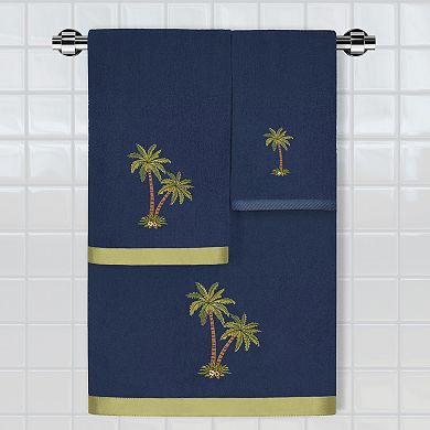 Linum Home Textiles Palmera 2-Piece Embellished Hand Towel Set