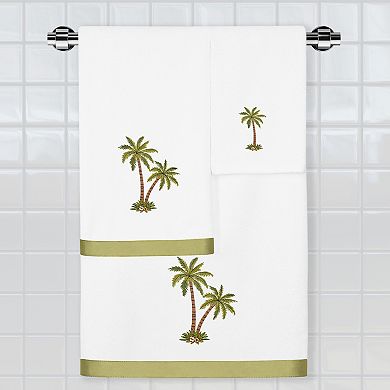 Linum Home Textiles Palmera 3-Piece Embellished Bath & Hand Towel Set