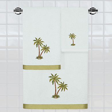 Linum Home Textiles Palmera 4-Piece Embellished Bath & Hand Towel Set