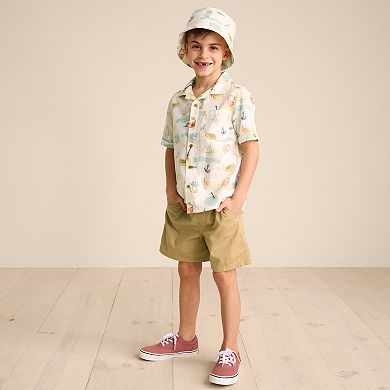Kids 4-12 Little Co. by Lauren Conrad Short Sleeve Button-Front Shirt