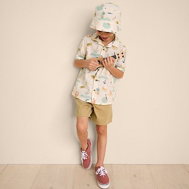 Kids 4-12 Little Co. by Lauren Conrad Short Sleeve Button-Front Shirt