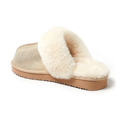 Fireside By Dearfoams Sydney Women's Shearling Scuff Slippers