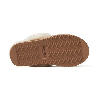 Fireside By Dearfoams Sydney Women's Shearling Scuff Slippers