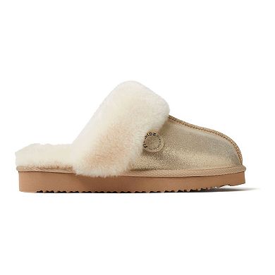 Fireside By Dearfoams Sydney Women's Shearling Scuff Slippers