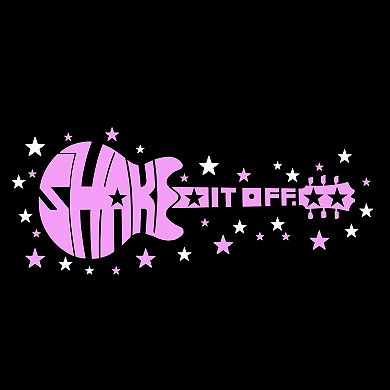 Shake it Off - Women's Word Art V-Neck T-Shirt