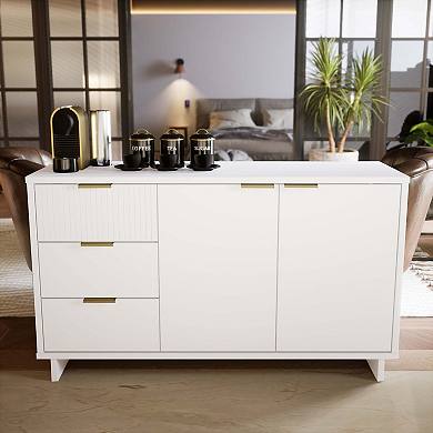 MANHATTAN COMFORT Granville 3-Drawer Sideboard