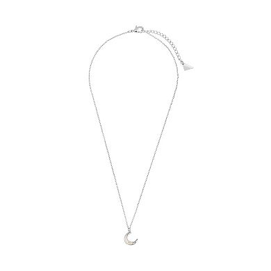 MC Collective Half Moon Dyed White Freshwater Cultured Pearl Pendant Necklace