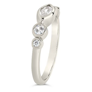 MC Collective Triple Oval Cubic Zirconia Ring