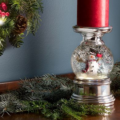 Snowburst™ Christmas Snow Globe Candle Holder