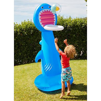 Coconut Grove Giant Inflatable Basketball Set - Finn the Shark