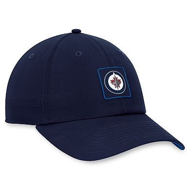 Men's Fanatics Branded  Navy Winnipeg Jets Authentic Pro Rink Adjustable Hat