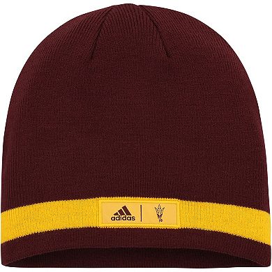 Men's adidas Maroon Arizona State Sun Devils Wordmark Knit Hat