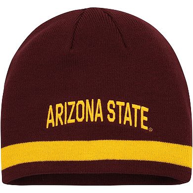 Men's adidas Maroon Arizona State Sun Devils Wordmark Knit Hat