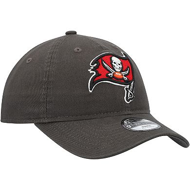 Youth New Era  Pewter Tampa Bay Buccaneers  Main Core Classic 2.0 9TWENTY Adjustable Hat