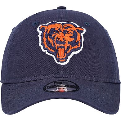 Youth New Era Navy Chicago Bears Main Core Classic 2.0 9TWENTY Adjustable Hat