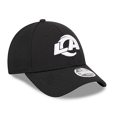 Youth New Era Black Los Angeles Rams  Main B-Dub 9FORTY Adjustable Hat