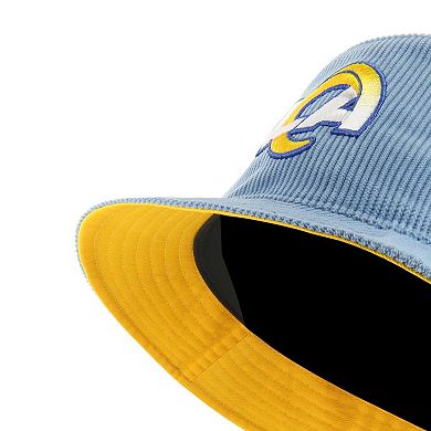 Men's '47 Powder Blue Los Angeles Rams Thick Cord Bucket Hat