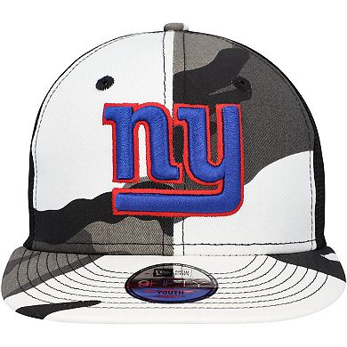 Youth New Era Camo New York Giants Trucker 9FIFTY Snapback Hat