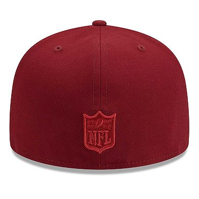 Men's New Era Cardinal Minnesota Vikings Color Pack 59FIFTY Fitted Hat