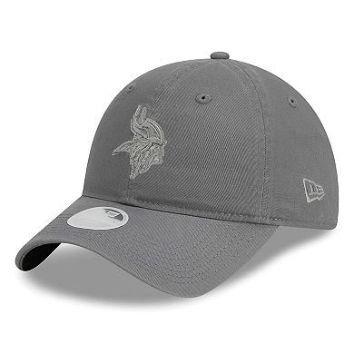 Women's New Era Gray Minnesota Vikings Color Pack 9TWENTY Adjustable Hat