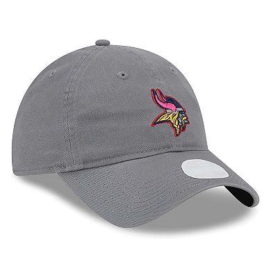 Women's New Era Gray Minnesota Vikings Color Pack Multi 9TWENTY Adjustable Hat