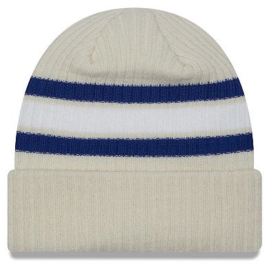 Men's New Era Cream Kentucky Wildcats Vintage Cuffed Knit Hat