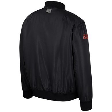 Men's Colosseum  Black Arizona State Sun Devils Full-Zip Bomber Jacket