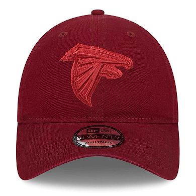 Men's New Era Cardinal Atlanta Falcons Color Pack 9TWENTY Adjustable Hat