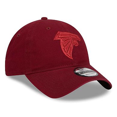 Men's New Era Cardinal Atlanta Falcons Color Pack 9TWENTY Adjustable Hat