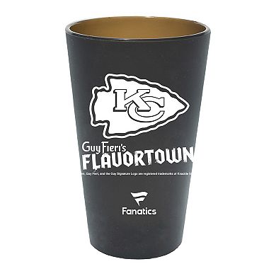WinCraft Kansas City Chiefs NFL x Guy Fieri’s Flavortown 16oz. Silicone Pint Glass