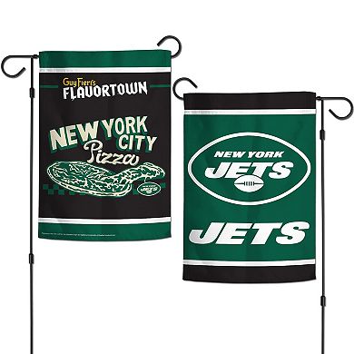 WinCraft New York Jets NFL x Guy Fieri’s Flavortown 12" x 18" Double-Sided Garden Flag