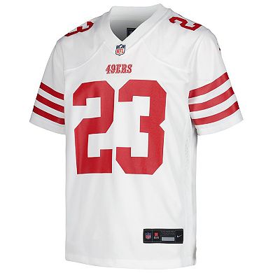 Youth Nike Christian McCaffrey White San Francisco 49ers Game Jersey