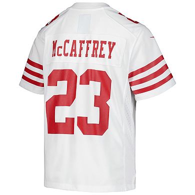 Youth Nike Christian McCaffrey White San Francisco 49ers Game Jersey