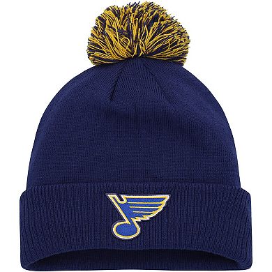 Men's adidas Blue St. Louis Blues COLD.RDY Cuffed Knit Hat with Pom