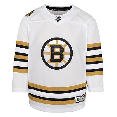 Youth  White Boston Bruins 100th Anniversary Premier Jersey