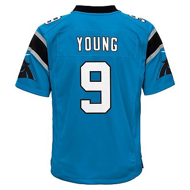 Youth Nike Bryce Young Blue Carolina Panthers Game Jersey