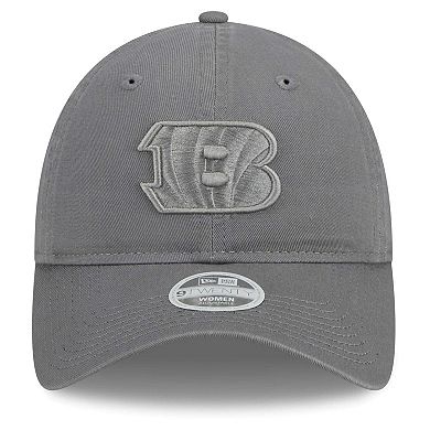 Women's New Era Gray Cincinnati Bengals Color Pack 9TWENTY Adjustable Hat