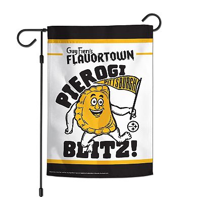 WinCraft Pittsburgh Steelers NFL x Guy Fieri’s Flavortown 12" x 18" Double-Sided Garden Flag